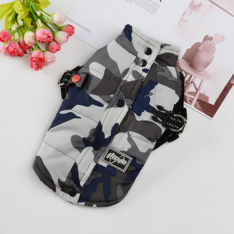 Coat with Harness for the Smaller Dog or Puppy