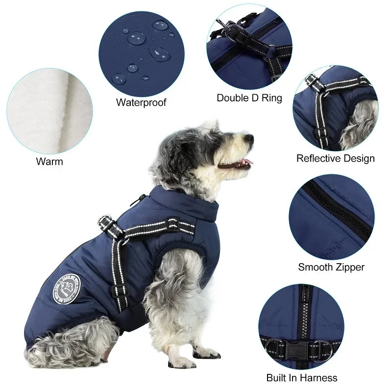 Waterproof Gillet with Harness