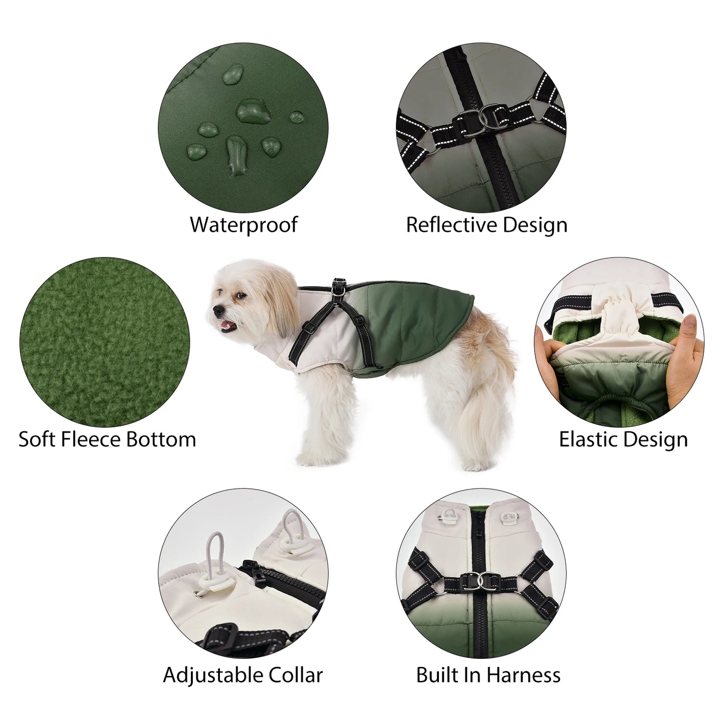 Warm Coats with Matching Harness