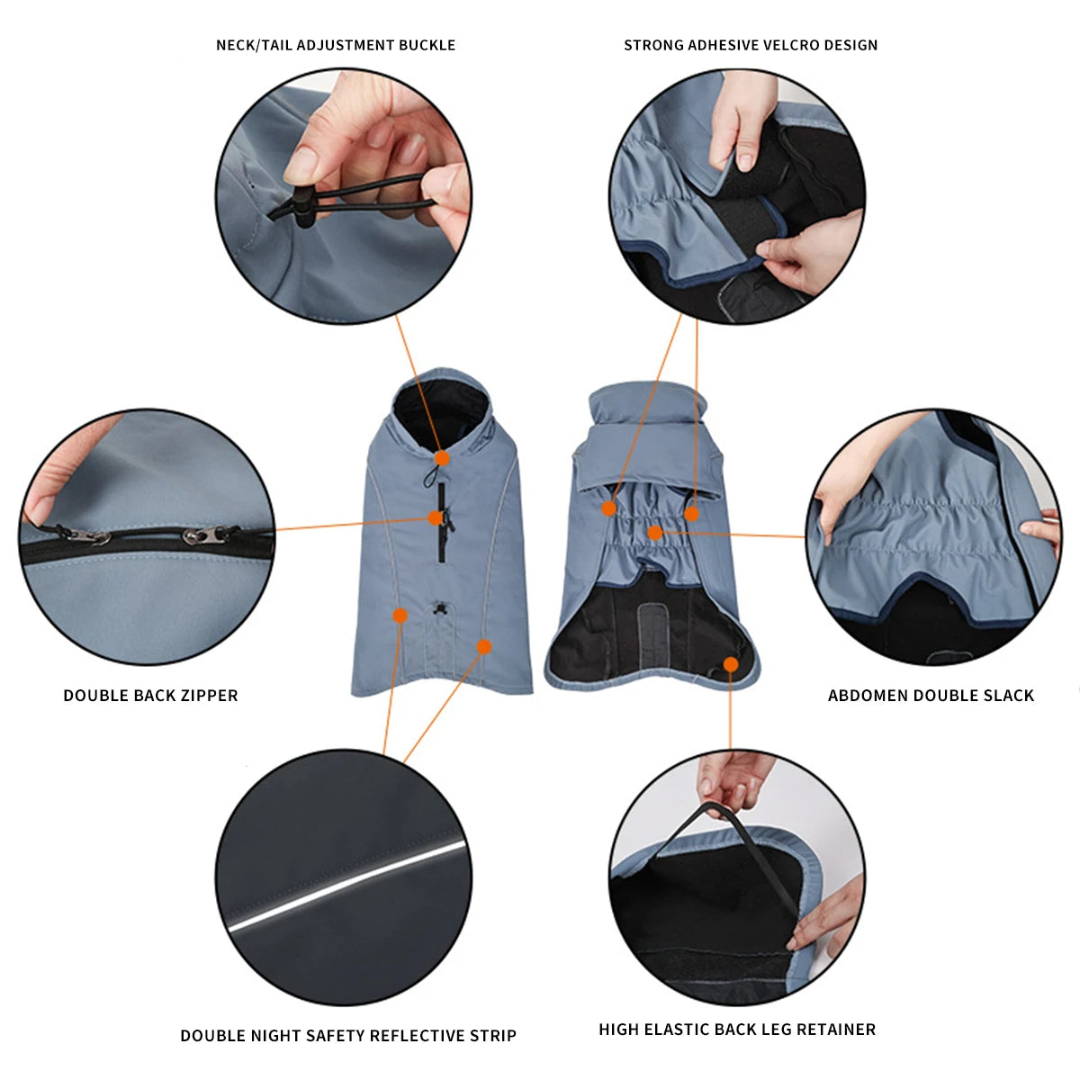 Waterproof Fleece Lined Sporty Coat