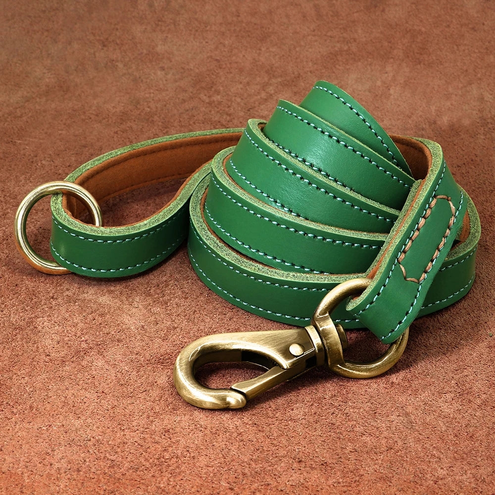 Luxury Leather Dog Lead