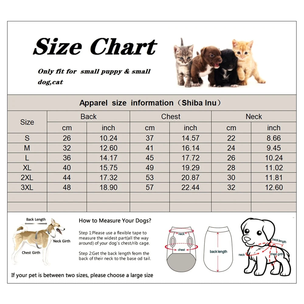 Soft Warm Dog Jumpsuits