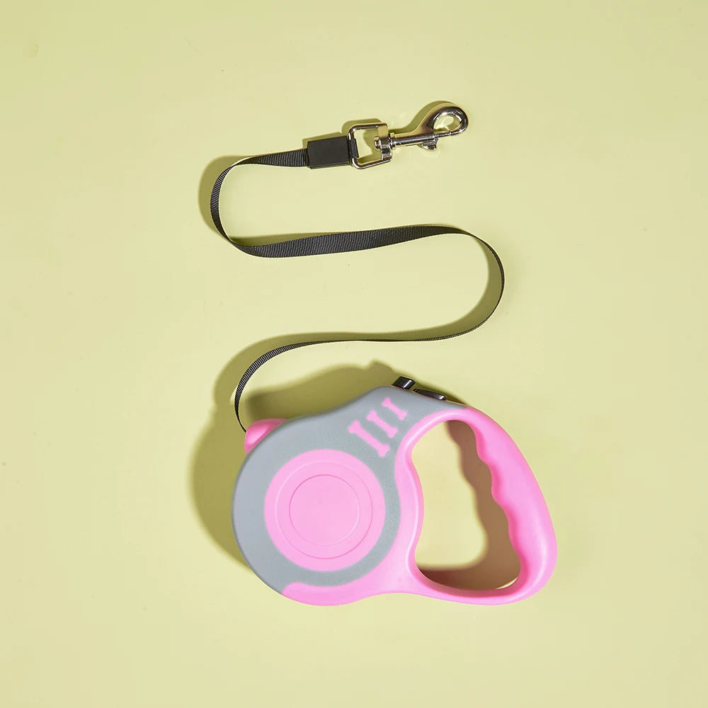 3m 5m Retractable Leads in Multiple Colours