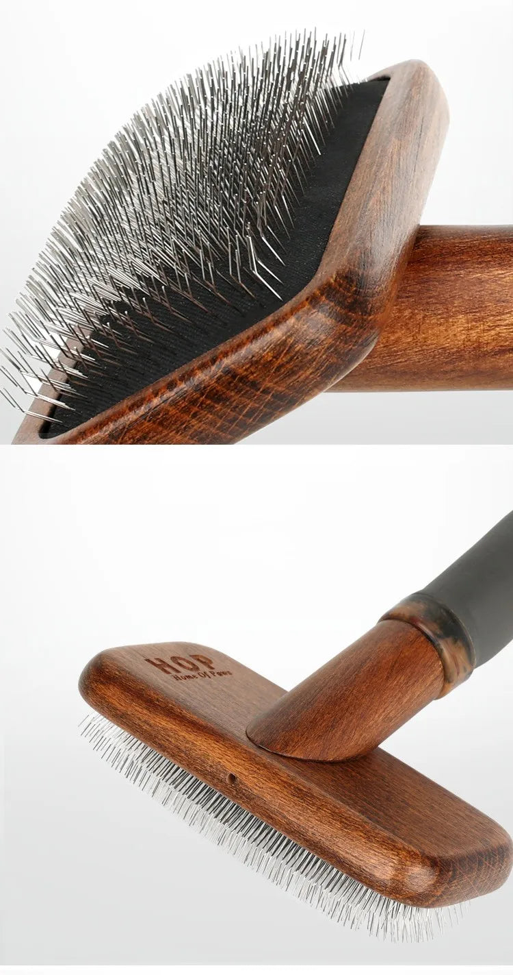 Wooden Dog Brush