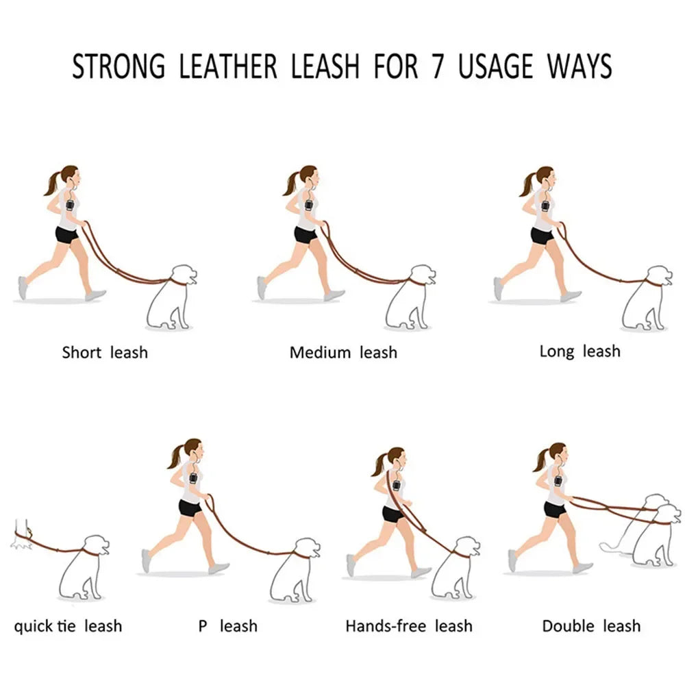 Leather Multi-Use Leash
