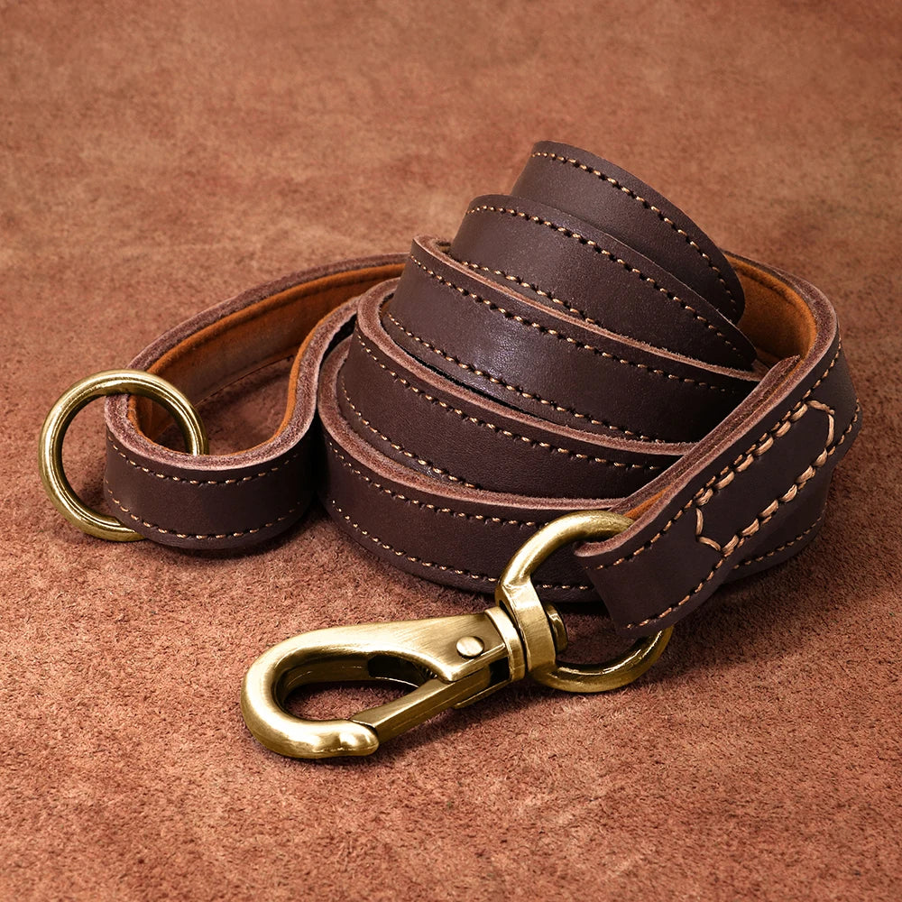Luxury Leather Dog Lead