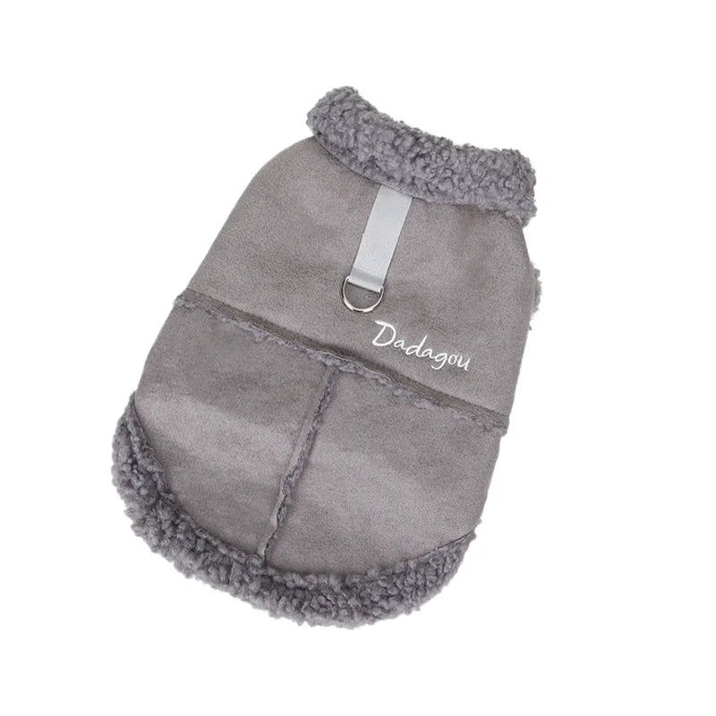 Faux Sheepskin Jacket for the Smaller Pup