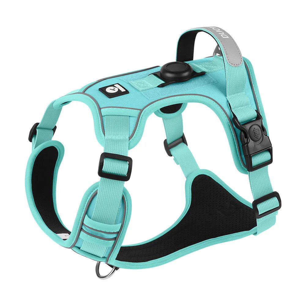 Breathable Harness with Integrated Air Tag Holder