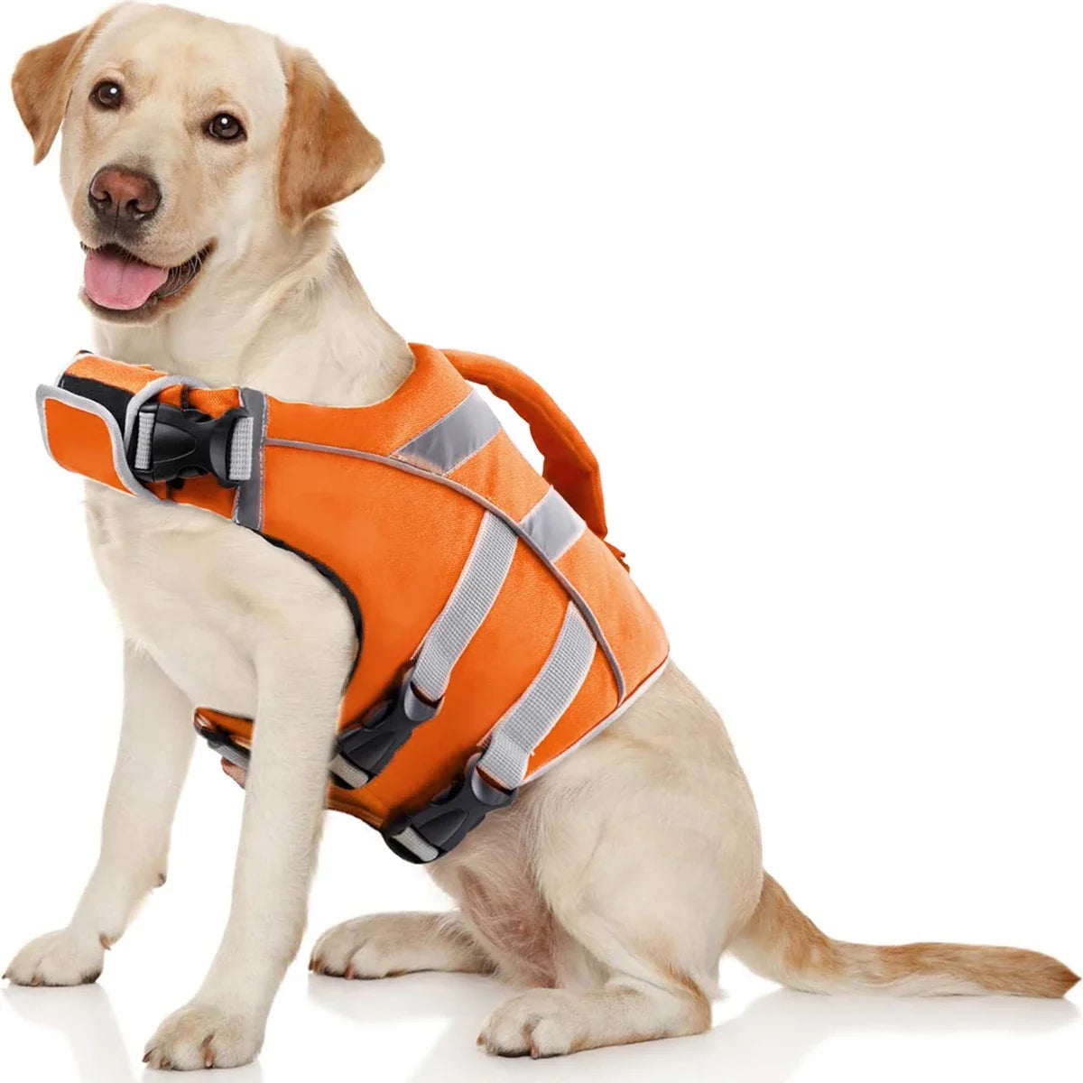 Premium Dog Life Jackets with Reflective Stripes
