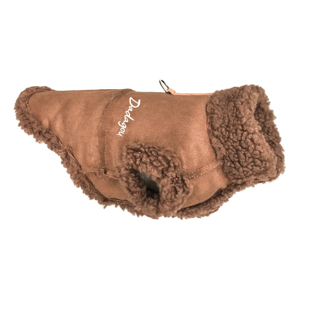 Faux Sheepskin Jacket for the Smaller Pup