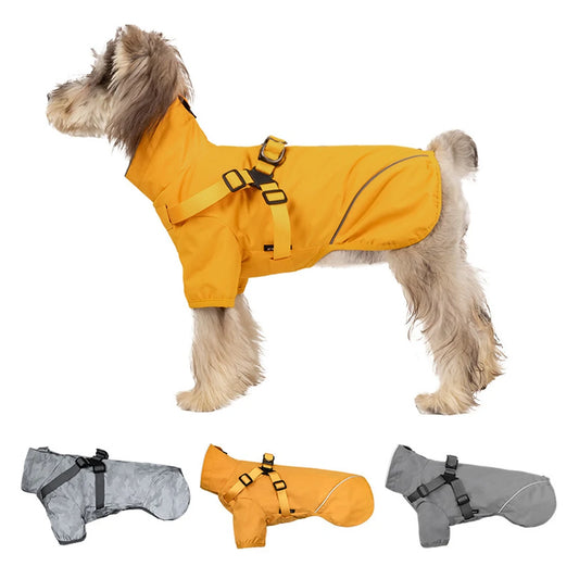 Waterproof Rain Jacket with Harness