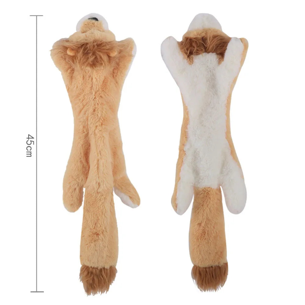 Woodland Creatures No Stuffing Squeaking Animal Toy