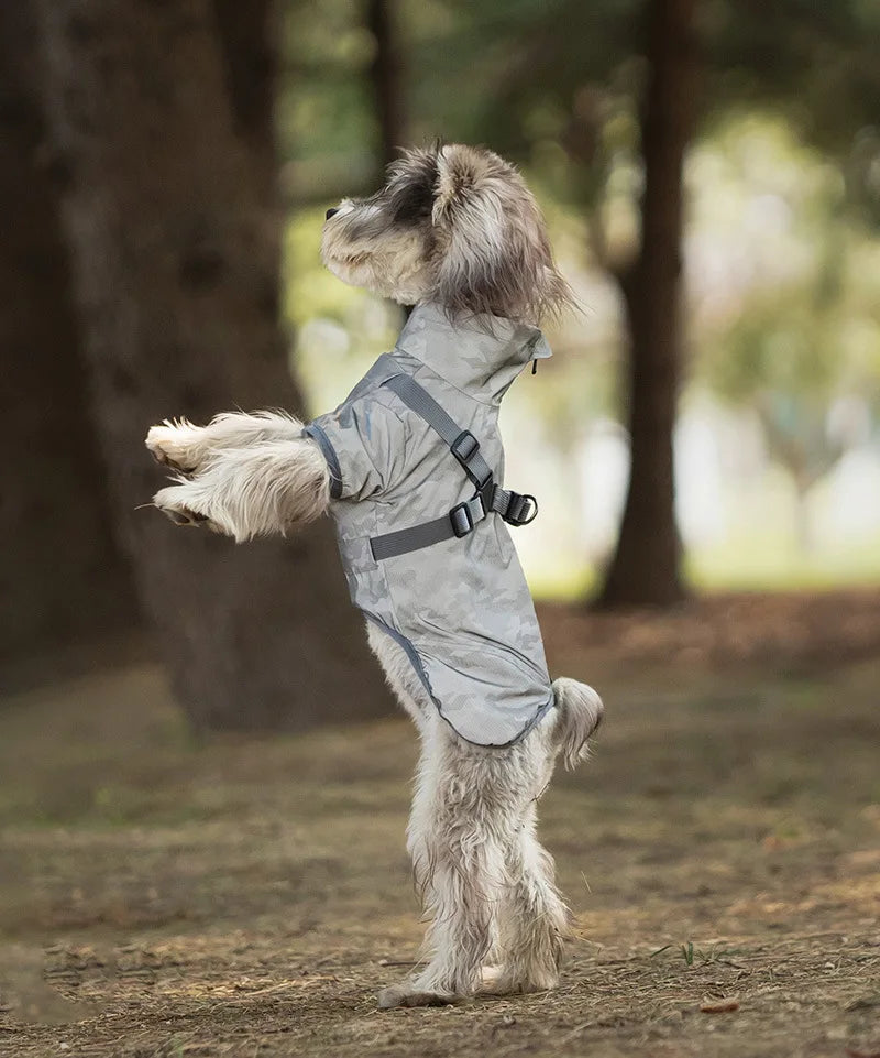 Waterproof Rain Jacket with Harness