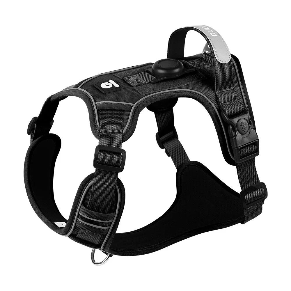Breathable Harness with Integrated Air Tag Holder
