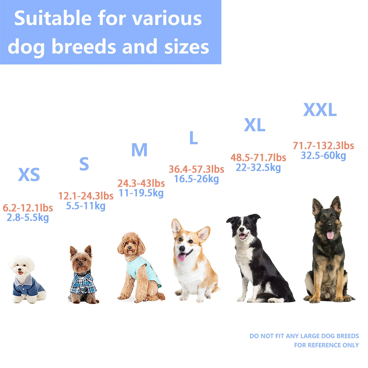 Premium Dog Life Jackets with Reflective Stripes