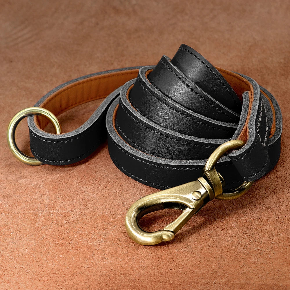 Luxury Leather Dog Lead