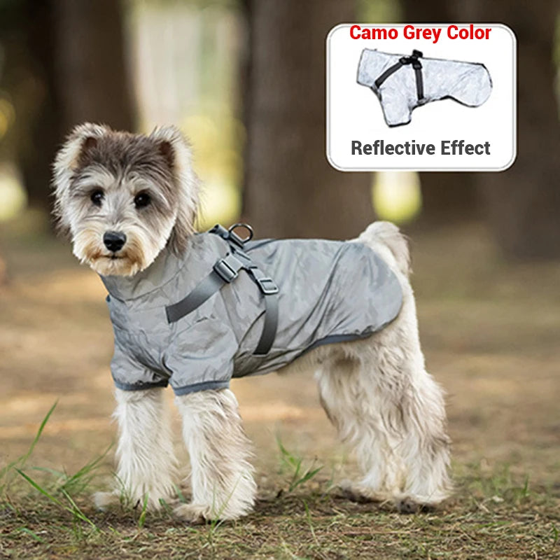 Waterproof Rain Jacket with Harness